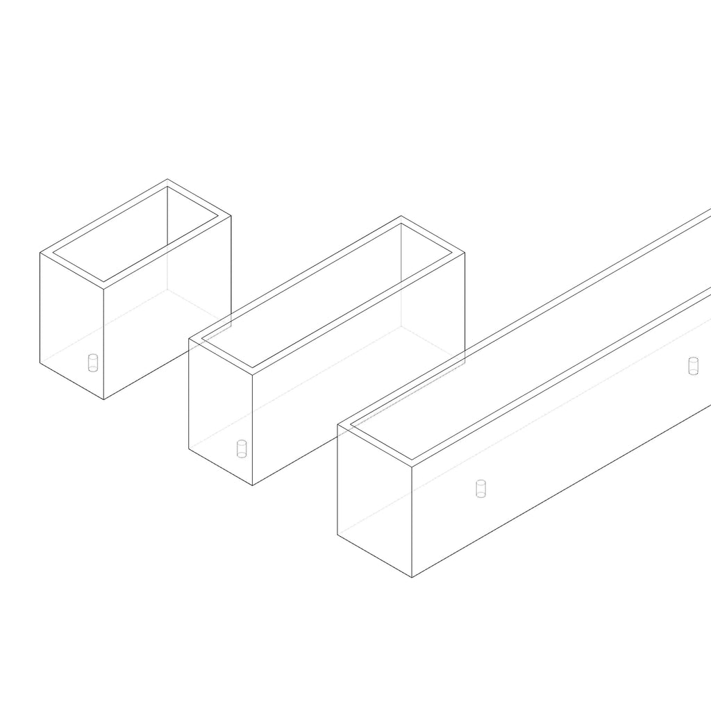Aluminium-Pflanztrog